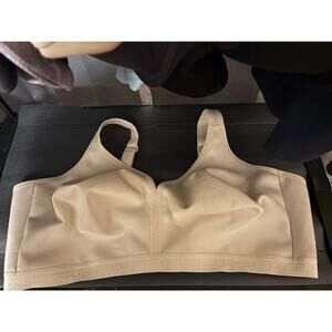 Cacquie Lane Bryant 52DDD cream bra no underwire or padding